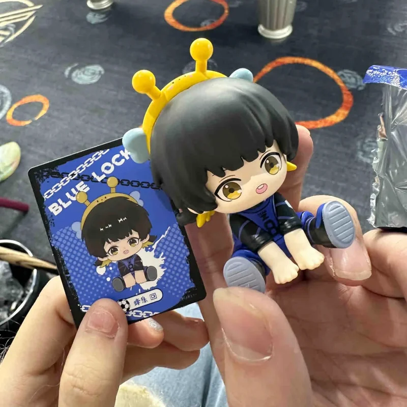 Hot Sale Original Blue Lock Cute Toy Series Doll Blind Box Mini Figure Version Kiyomizu Ichi Ito Shin Trendy Desktop Toy Gifts view 2