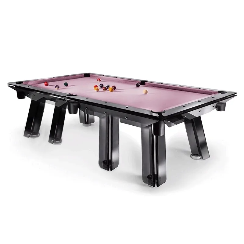 Pool table, standard indoor tempered glass pool table for household use