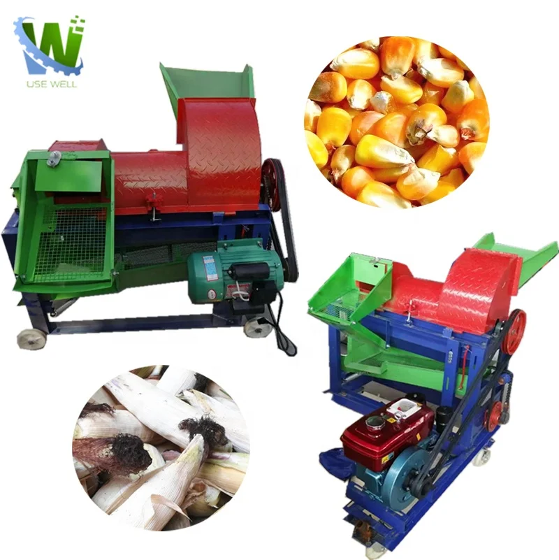 

Electric Farm Corn Soybean Shelling Thresher Peeling Machine Diesel Maize Sorghum Husker Threshing Sheller Machine for Sale