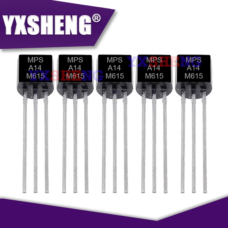 50PCS MPSA06 MPSA13 MPSA14 MPSA18 MPSA42 TO-92  Darlington Triode MPSA44 MPSA56 MPSA92 Z0607MA New And Original Transistor