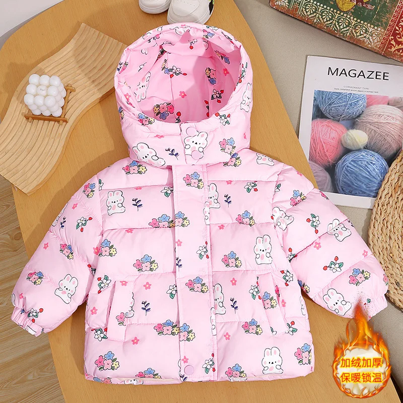 

New children's cotton clothing with floral fabric, fashionable and cute, suitable for small and medium-sized children's baby top