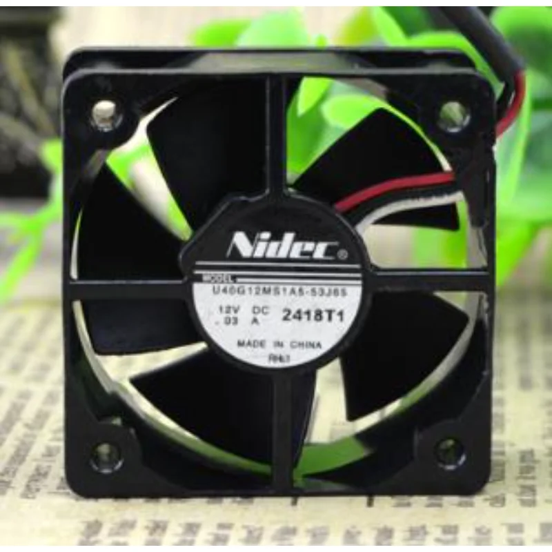 New Fan For Nidec U40g12ms1a5-53j65 12V 0.03A 4CM 4020 Silent Cooling Fan 40×40×20mm
