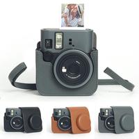 For Mini 11/41 Camera Bag Solid Color Crossbody Protective Case, Compact Storage Pouch for Digital Cameras Accessories