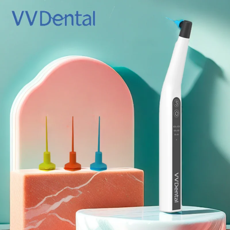Dental Oral Sonic Irrigator Root Canal Device for Root Canal Treament Vibration Endo Cleaning with 60 PCS Tips Dental Treatment
