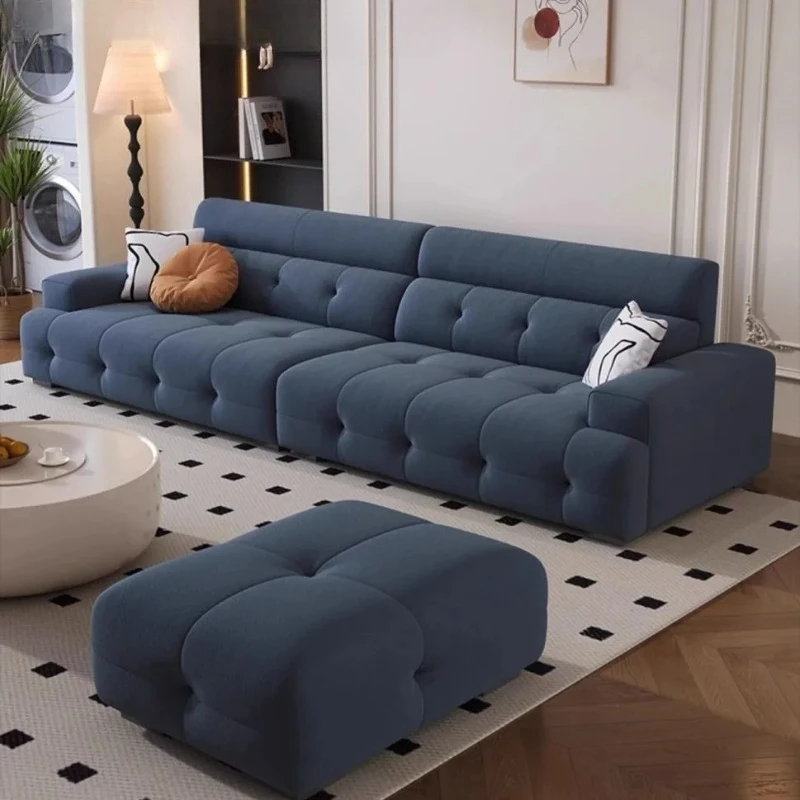 

X-S New Modern Simple Cat Fleece Fabric Sofa Living Room Cream Style Sofa Cat Paw Cloth X-C