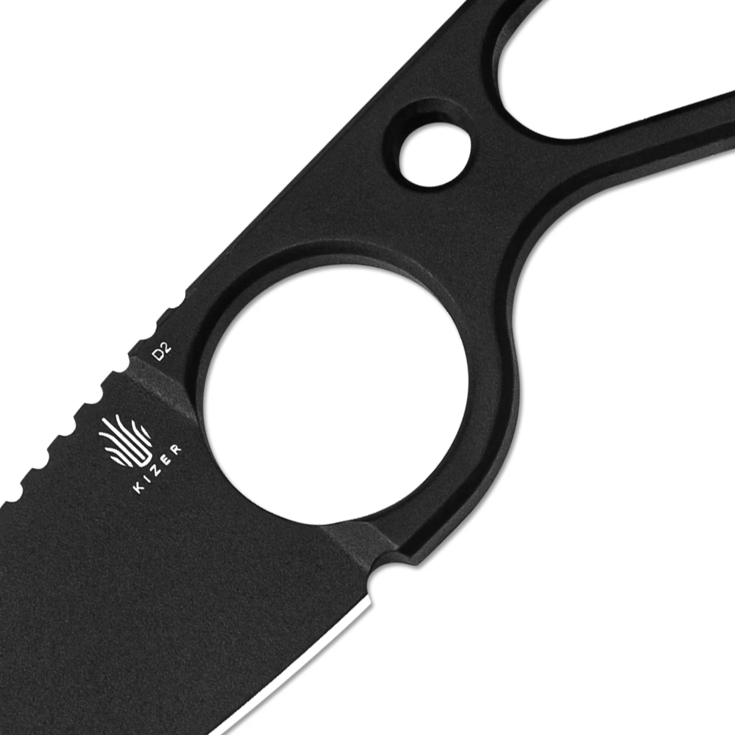 Imagem -06 - Kizer-mini Canivete Faca de Lâmina Fixa 1061a1 a2 d2 Lâmina d2 Handle Mini Tactical Knife Edc