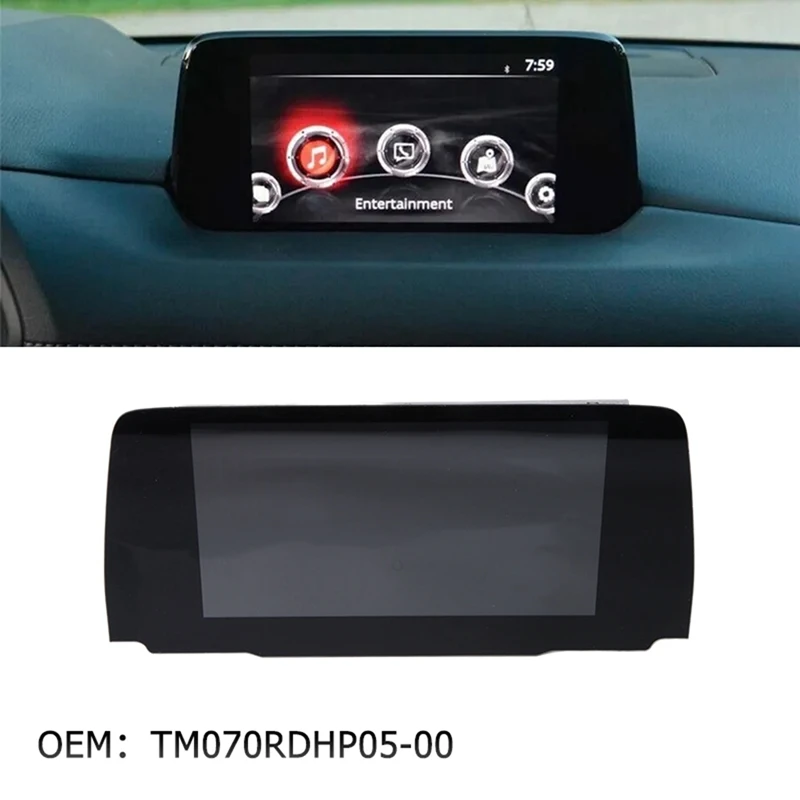 

7 Inch Car Radio Multimedia Player Navigation LCD Display Touch Screen TM070RDHP05-00 For Mazda CX-5 CX5 2017-2021