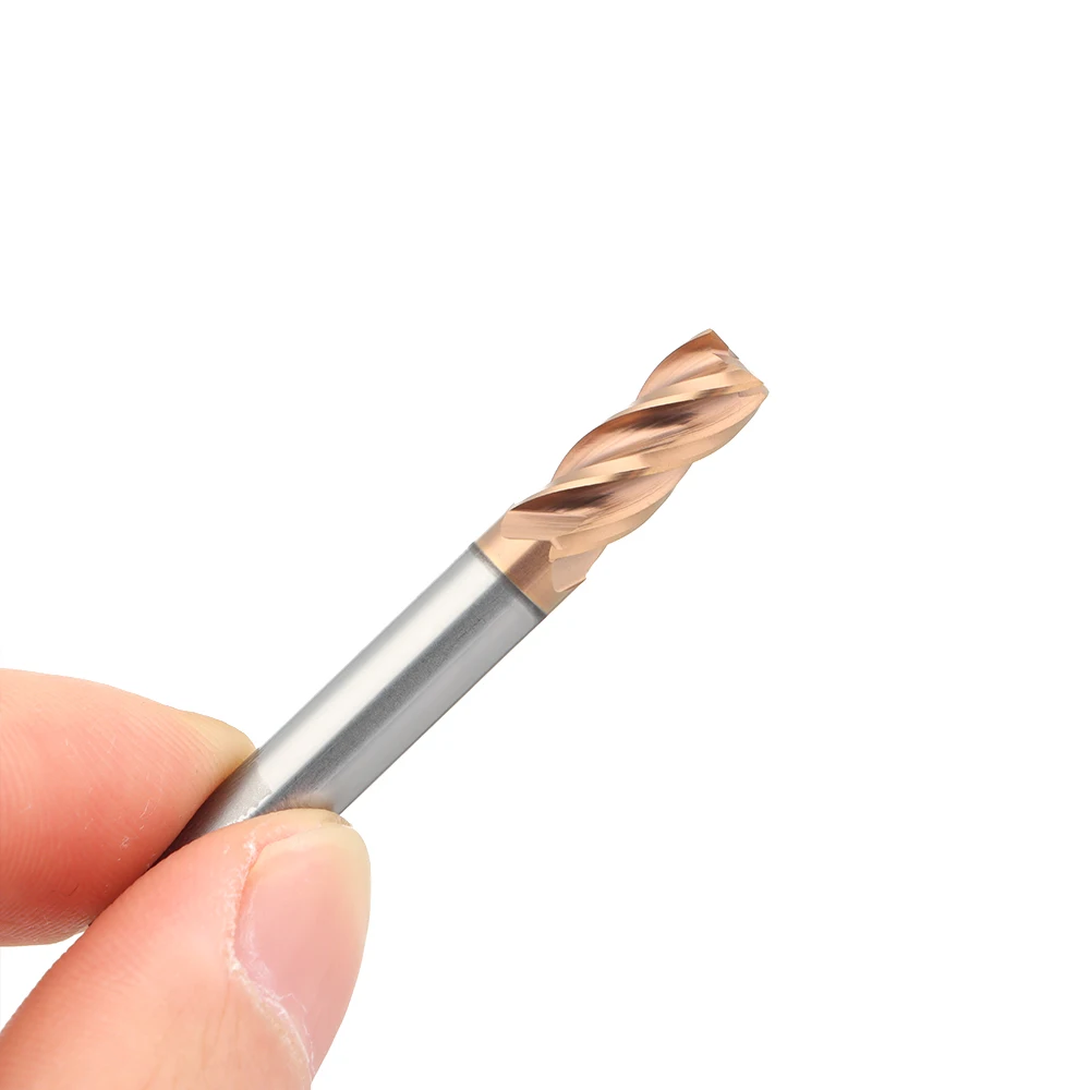 HRC55 Endmill Cutting 4 Flute Mill 1/1.5/2/2.5/3/4/5/6mm Alloy Carbide Tungsten Steel Milling Cutter End Mill Metal Cutter