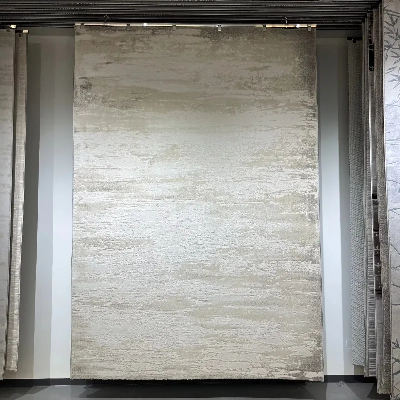 

Современный ковер для гостиной и спальни, бежевый, с геометрическим узором