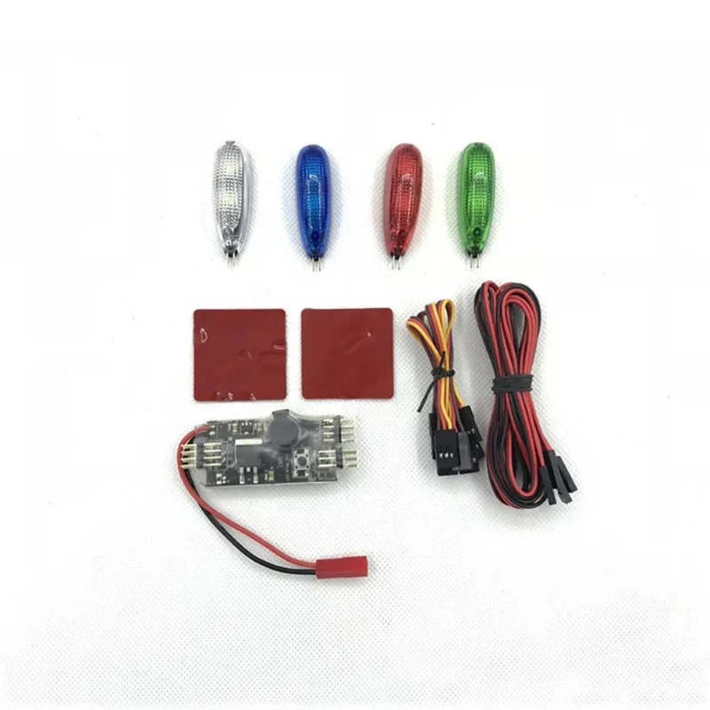 

2S-6S Контроллер светодиодной ленты ночного полета с набором модулей платы управления 5 В/12 В для радиоуправляемого самолета FPV Racer Drone-5 В