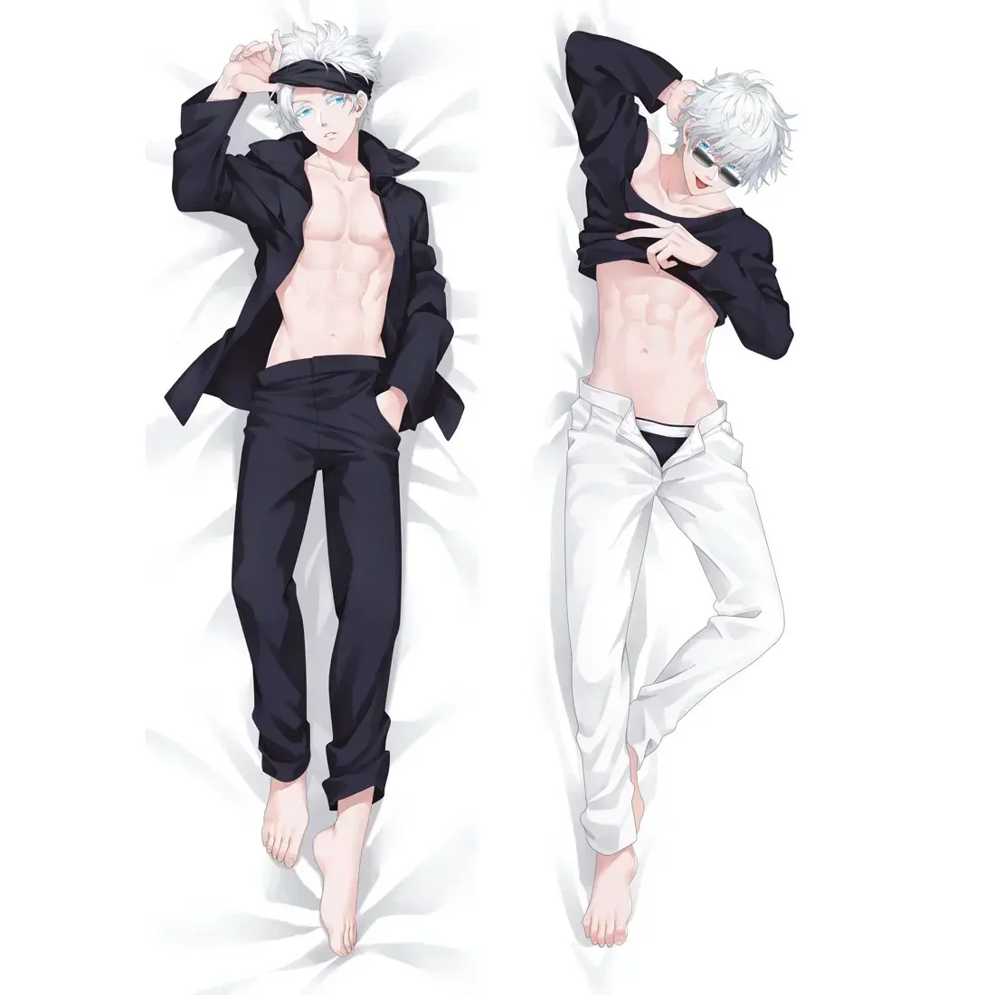 40x120 Jujutsu Kaisen Dakimakura Otaku Costume Cosplay Cover Anime Pillow Case Hugging Body Cushion Gojo Satoru Throw Pillowcase