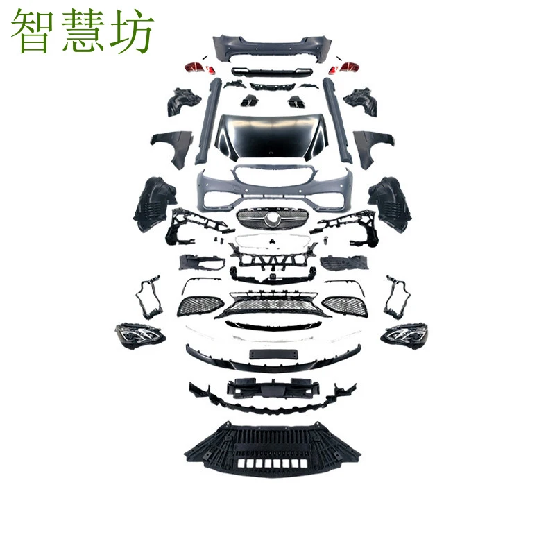 

Suitable For Mercedes-Benz W212 09-13 Up 14-15 AMG Modified Body Kit VS680 Front Bumper And Rear Lip