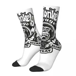 Gas Monkeys Garage Funny Animal Unisex Winter Socks Outdoor Happy Socks Street Style Crazy Sock