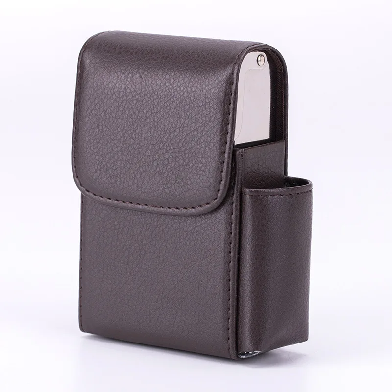 Portable Multifunction Cigarette Lighter Holder Case Pocket Pouch Cigar Hold 20 Cigarettes Fashionable Cigarette Bag