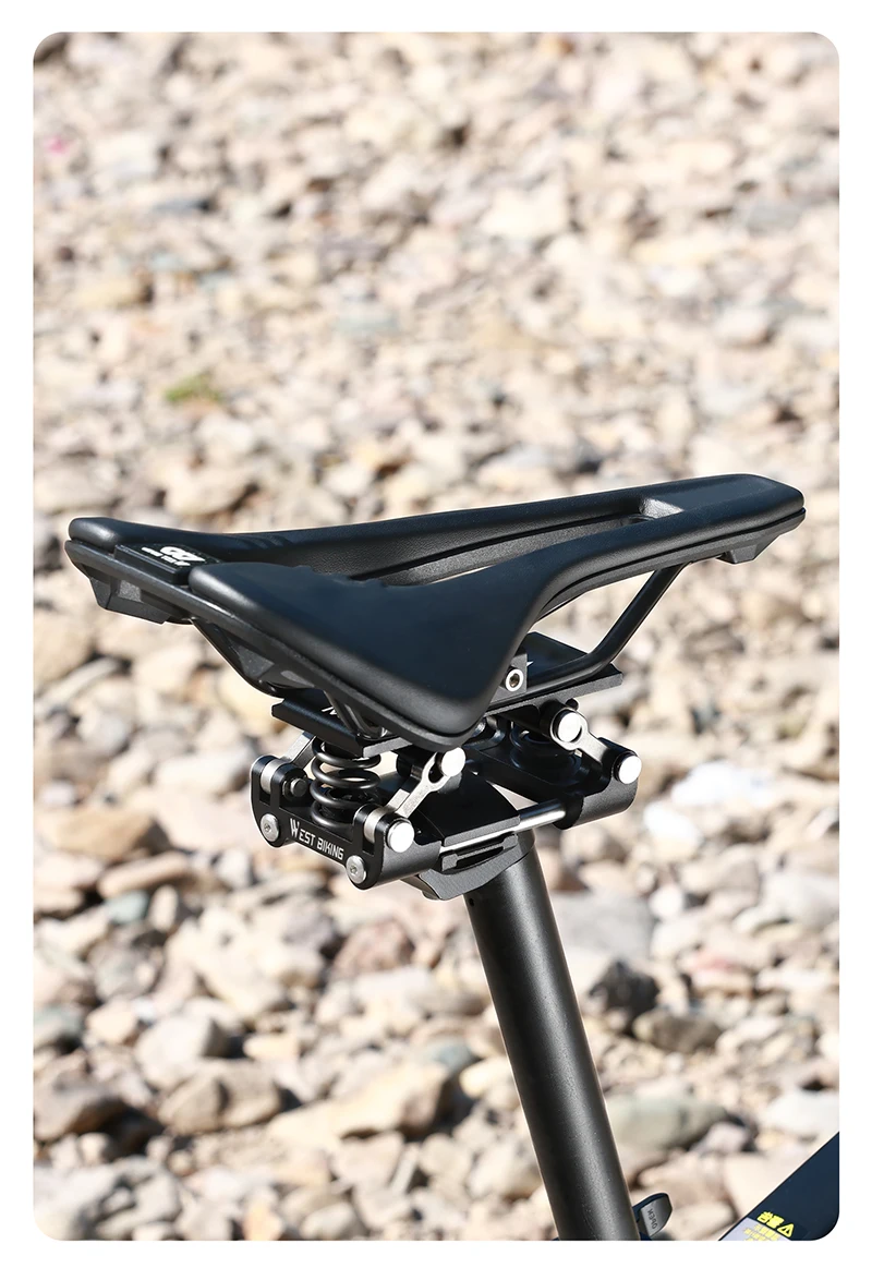 WEST BIKING Lokaler Versand Fahrradsattel Stoßdämpfer Feder-Sattelstütze Kissen für MTB Rennrad Komfortables Fahrradzubehör – Detail 18