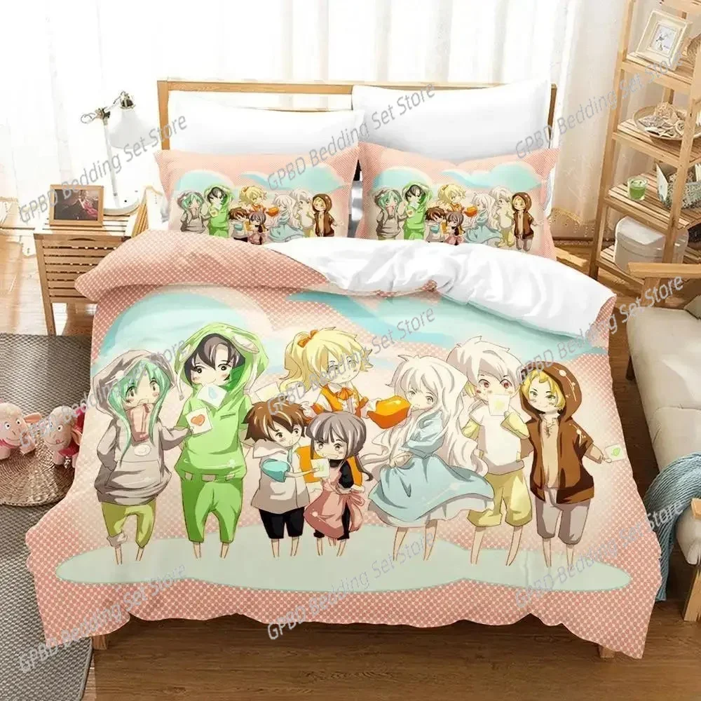 Kagerou Project Bedding Set Single Twin Full Queen King Size Bed Set Adult Kid Bedroom Duvet cover Sets 3D Anime Bed Sheet Set