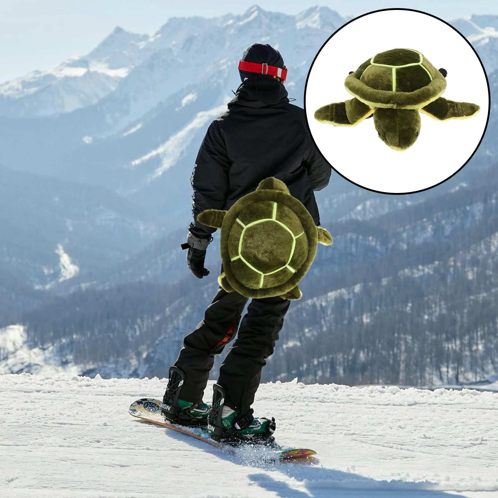 

1PC Ski Turtle Guard Hip Butt Pads Knee Protective Gear for Skating Skiing PP Cotton Adjustable Fit Longtime Use Cute