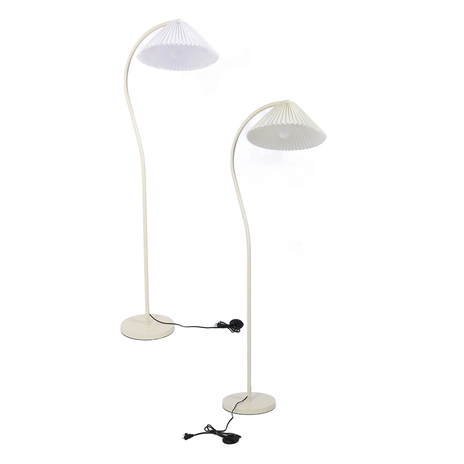 Tall Standing Lamp Floor Lamp Decorative Modern Easy Install Stable Energy Efficient with Foot  for Living Room