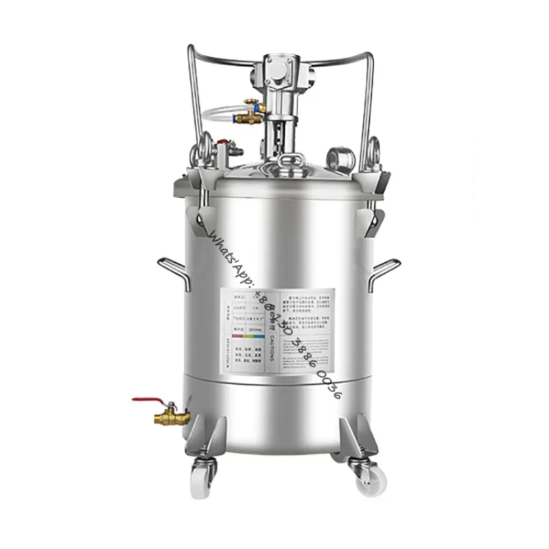 

40L Bottom Row Export Paint Agitator Pressure Tank Automatic Stirring Pneumatic Pressure Barrel for High Pressure Spray Painting