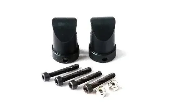 2PCS D12-8 T-type Landing Gear Clamps Joint 12mm To 8MM for RC 450-480-600-650-680 700