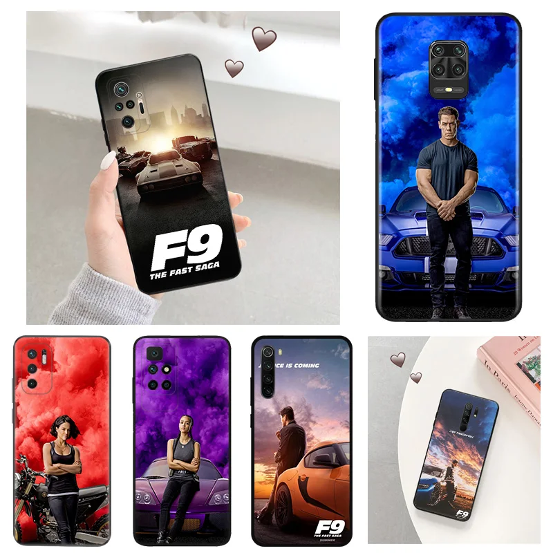 Anti-Drop Phone Case for Redmi A3 13 9 9A 9I 9C 9T 9A 10C 10T Note 10 9s 8 8t 7 Pro 10s Lite Cool Fast Furious Soft Cover