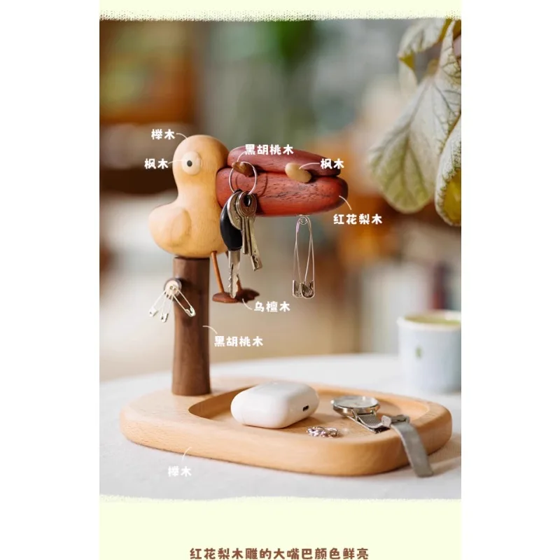 

Настенные крючки из цельного дерева Toucan/Pelican — держатель для ключей, полка для хранения в прихожей и органайзер для ювелирных изделий, контейнеры для хранения, органайзер