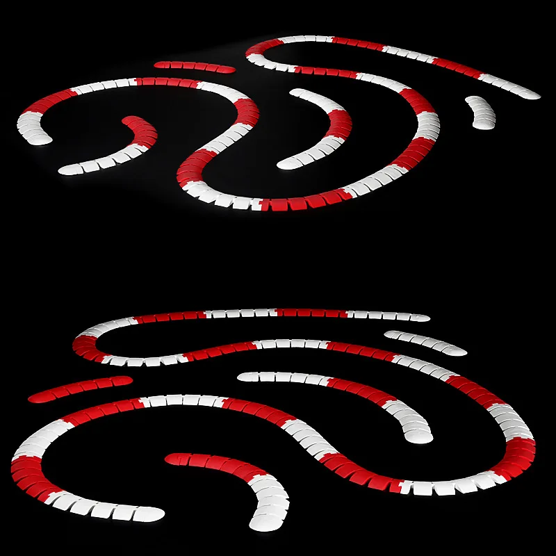 

Drift Remote Control Car Accessories Combination Roadblock Racing Track High-Speed Four-Wheel Drive Track Traffic Scene