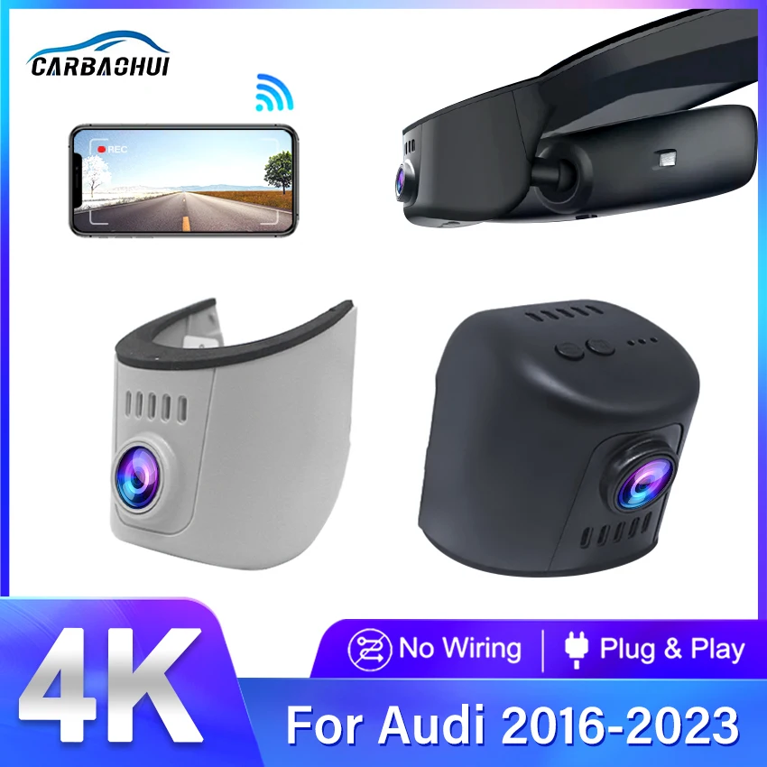 New 4K Car DVR for Audi a4 b8 b9 a3 8v 8p a5 a6 c7 a7 a8 Dash Cam for Audi q5 q7 q3 q8 q2 tt rs3 rs4 rs5 rs7 s3 s4 s5 s6 s7 s8