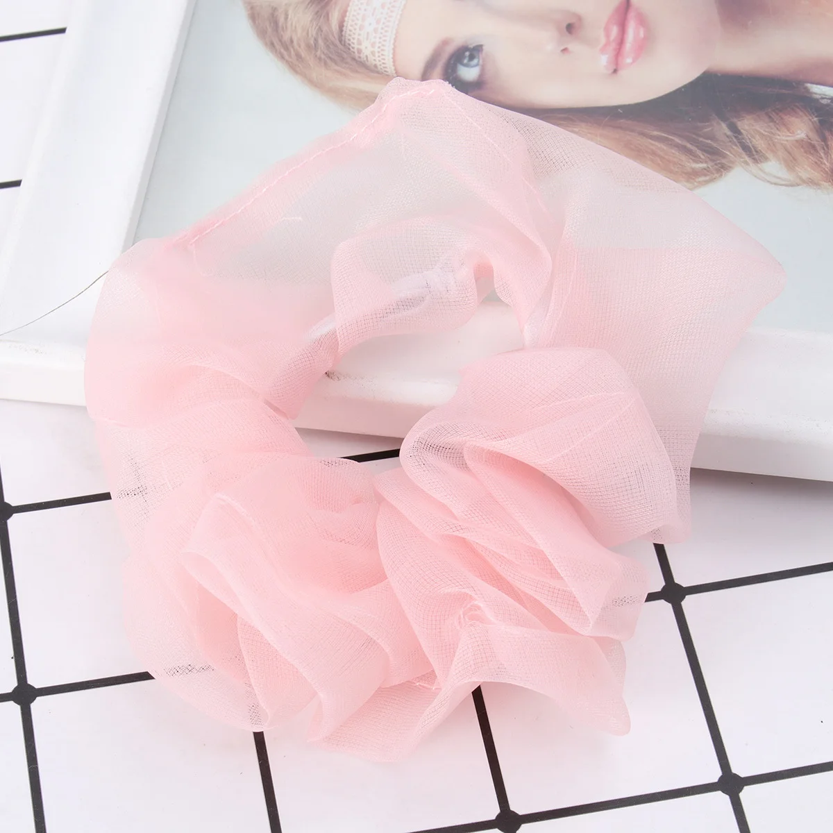 

5pcs Ties Colorful Simple Yarn Ponytail Holders For Women Summer Ties Hair Woman Ponytail Holder Lightweight Durable Hair