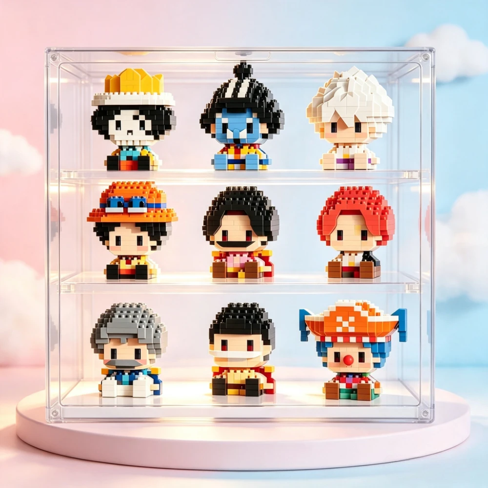 Building Block Mini - Kawaii Anime Micro Building Blocks Mini