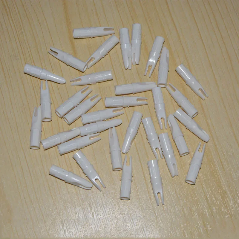 20/30/50pcs Arrow Nocks White Green Archery Plastic Nock For ID7.6mm OD 8.8mm Shafts Bow Arrow Hunting Shooting Accessories