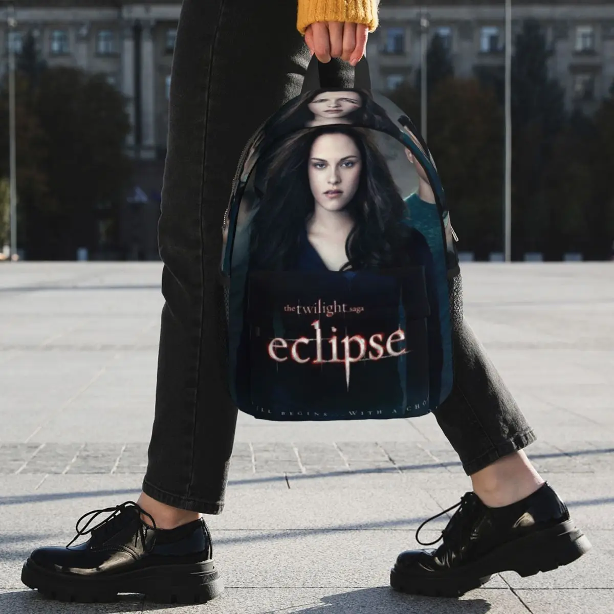 The Twilight Saga Edward Cullen Backpack Student BookBag Children School Bag Laptop Shoulder Bags for Boys Girls