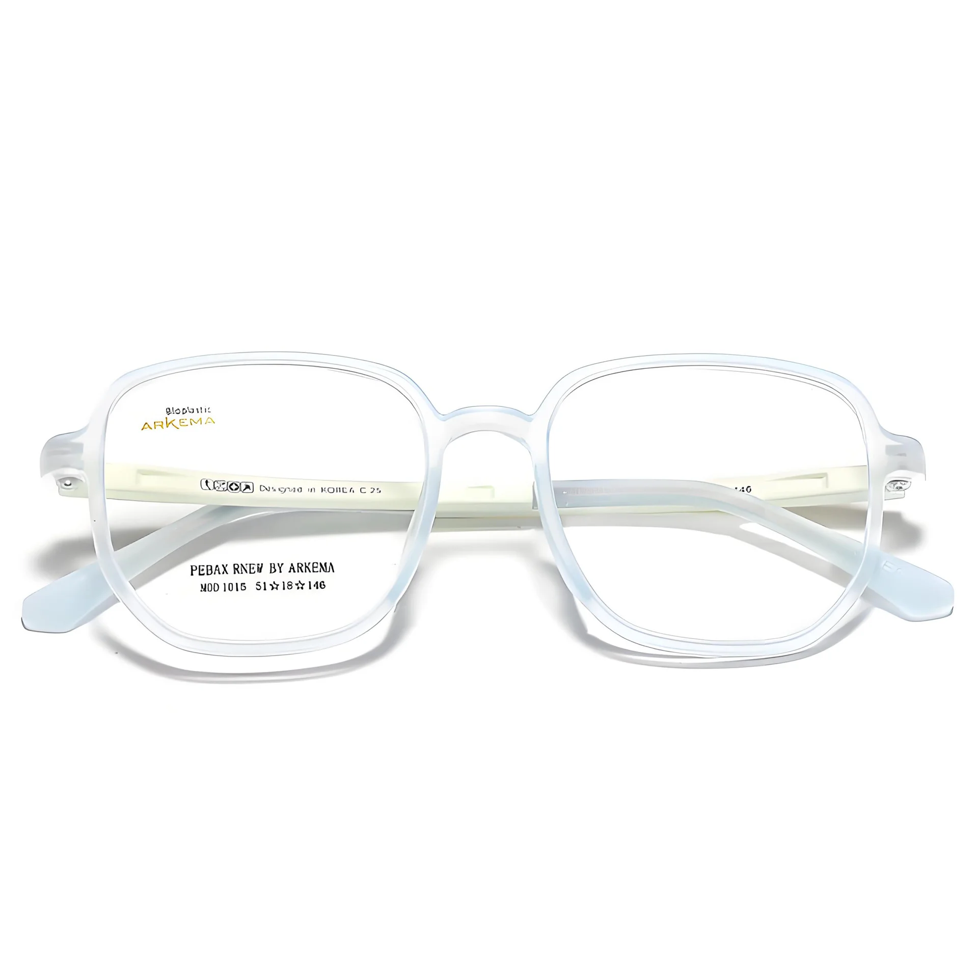 

Teenagers And Children's Polygonal Large Frame Transparent Glasses Frame Super Elastic Prescription Glasses Optimizers Lenses