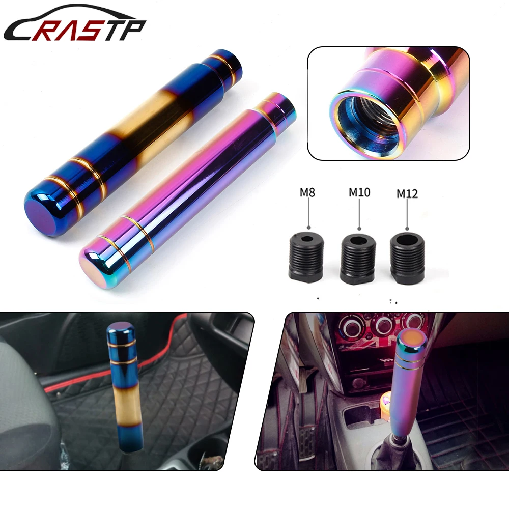 

RASTP-Free Shipping JDM Style Aluminum 18cm Car Gear Shift Knob For Car Manual Transmission Shifter Lever Head 180MM RS-SFN129