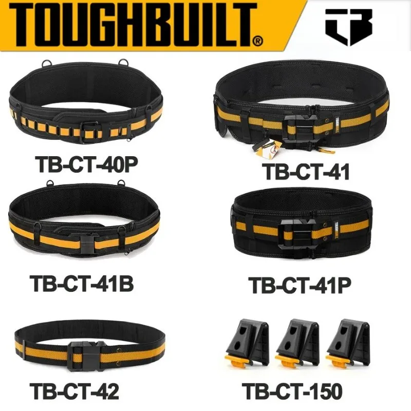 

TOUGHBUILT УНИВЕРСАЛЬНЫЕ РОБОЧНЫЕ РЕМЕНЫ И ЗАЖИМЫ Многофункциональный мягкий ремень TB-CT-40P TB-CT-41/41B/41P TB-CT-42 TB-CT-150
