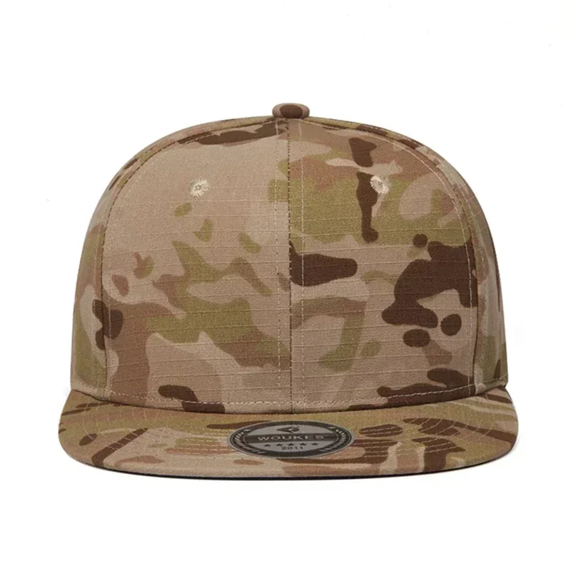 TOHUIYAN kamuflaż snapback bawełniane czapki puste płaskie camo czapki baseballowe taktyczna męska czapka czapka sportowa na świeżym powietrzu dla