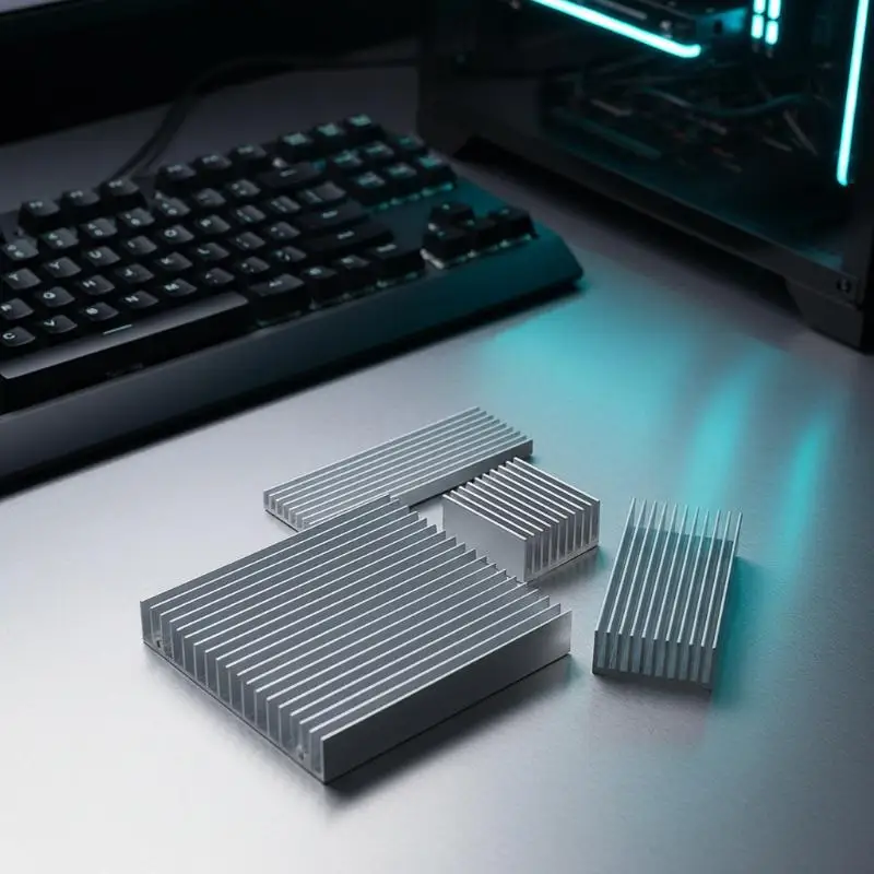 High Power LED IC Chip Aluminum Heatsink Efficient Radiator for Consistent Cooling in Electronics