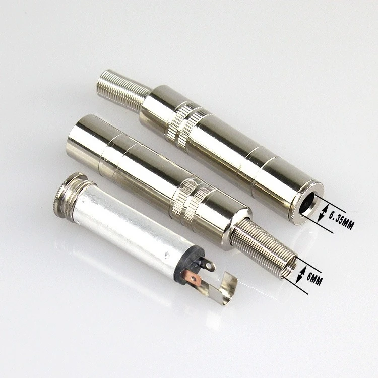 2pcs 6.35mm(1/4