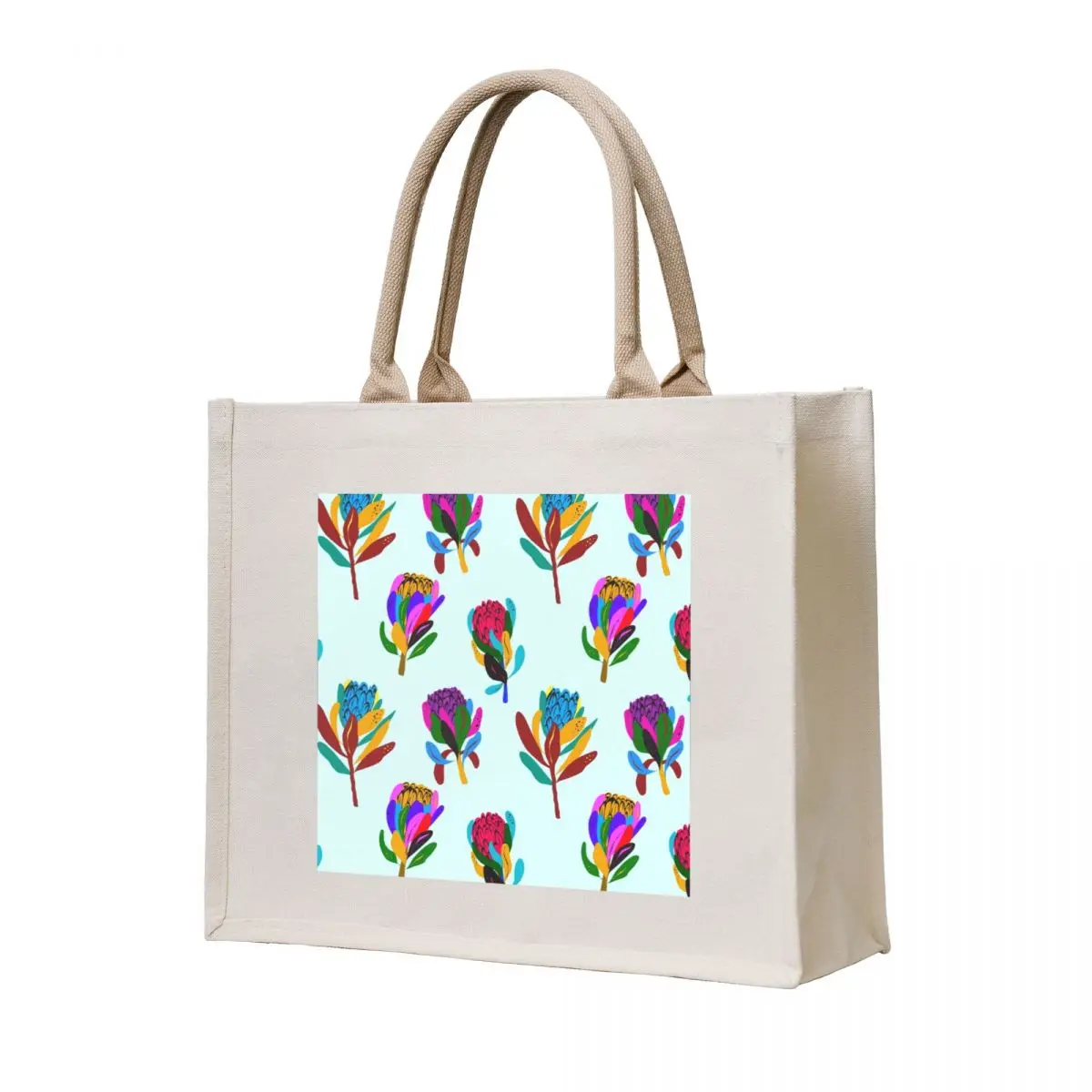 

Protea Exotic Tropical Pattern Tote Bag personalized tote Large bags for women large canvas