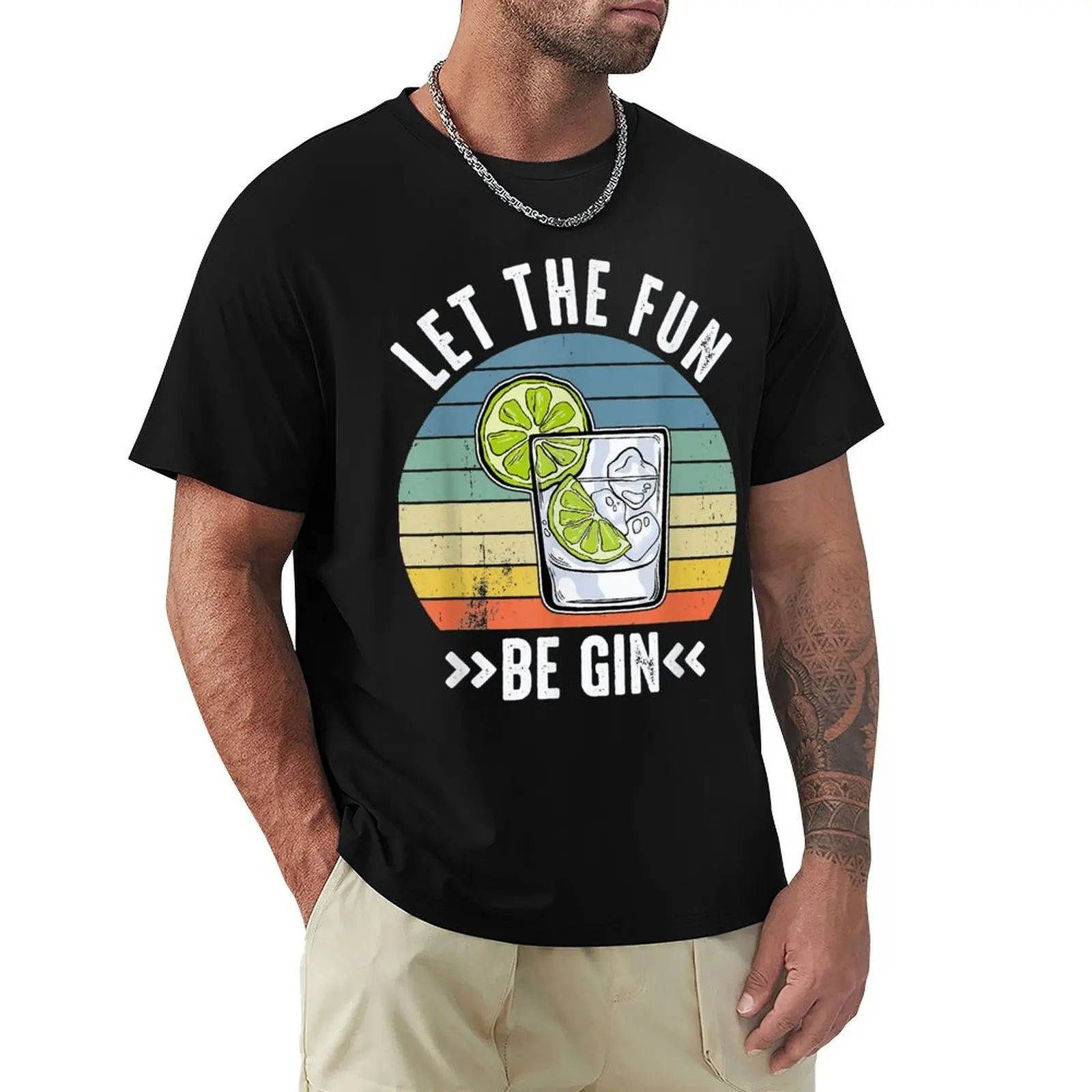 

Let The Fun Be Gin Shirt Party Shirt Idea Let The Fun Be Gin T-Shirt quick drying cute clothes tops men graphic t shirts