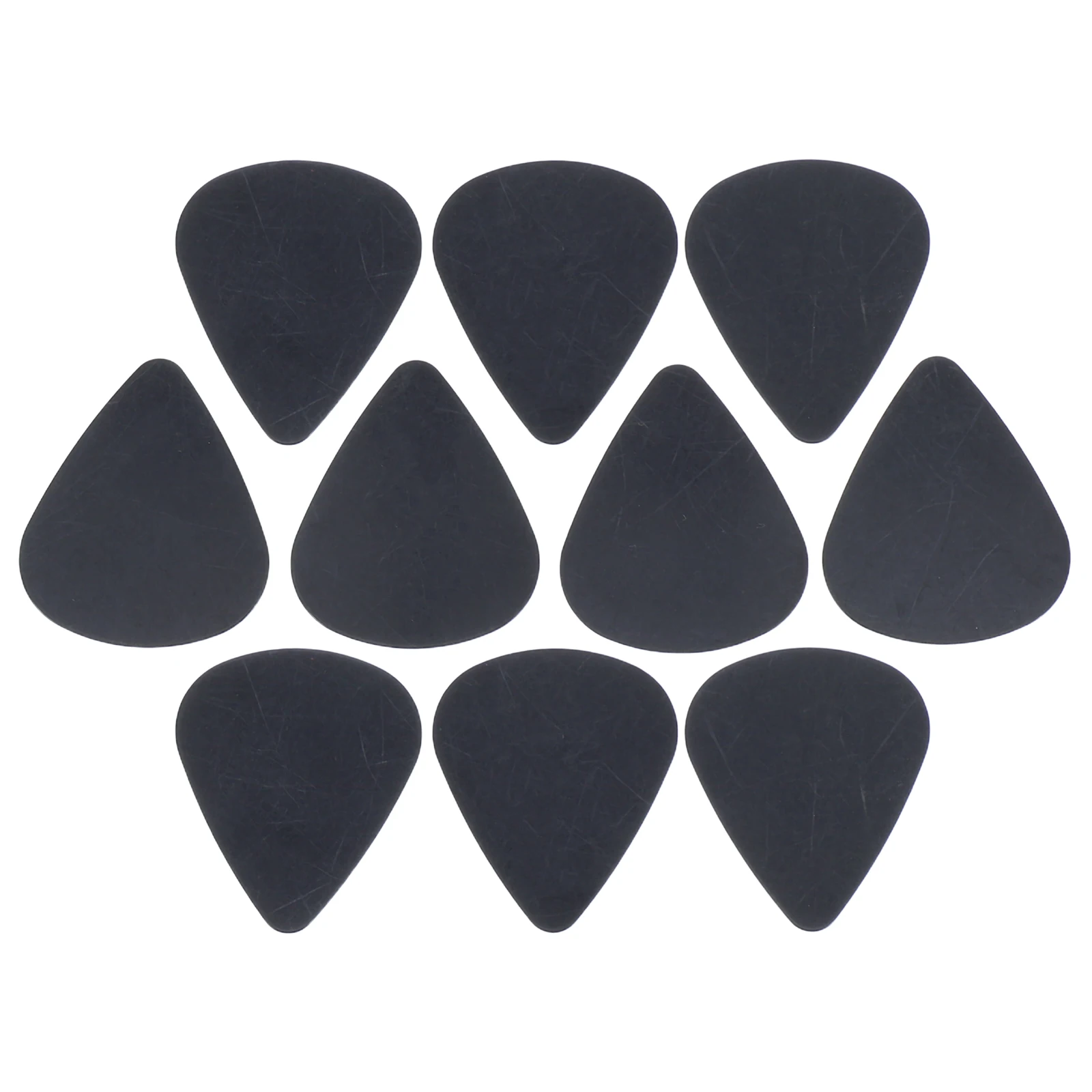 

10Pcs Black Guitar Picks Celluloid Thin for Electric Acoustic Bass Guitars Beginners Professionals Clear Sound Versatile