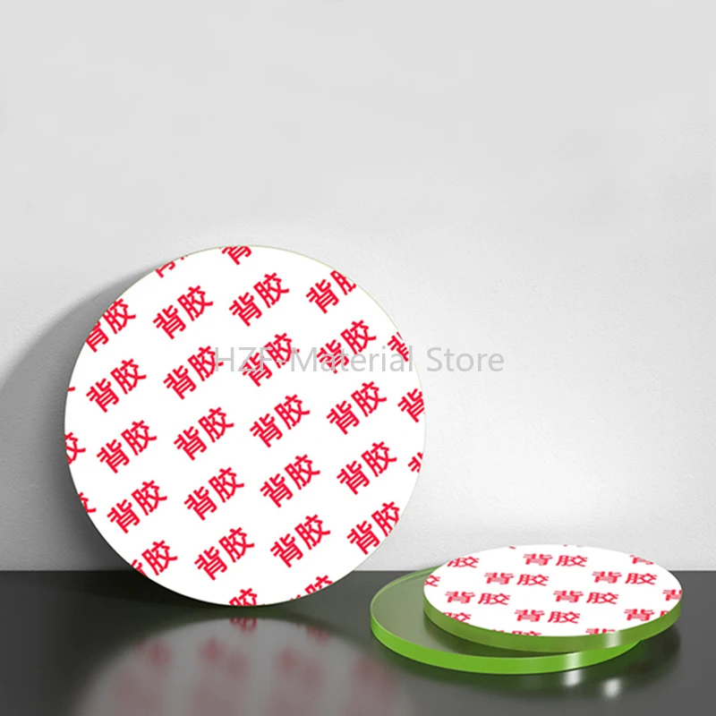 

5Pcs Thick 1-8mm Self-adhesive PU Solid Disc Washer Dia 8-100mm Polyurethane Round Gasket Shock Absorbing Anti-collision Gasket