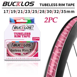 BUCKLOS-Bike Tubeless Rim Tape, resistência ao desgaste, Faixa da roda de bicicleta, estrada Mountain Bike, adesivo hermético