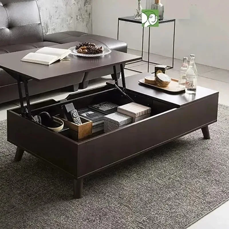 

Storage Unique Coffee Table Glamour Foldable Luxury Glam Adjustable Trendy Coffee Tables Modern Minimalist Meubles Home Decor