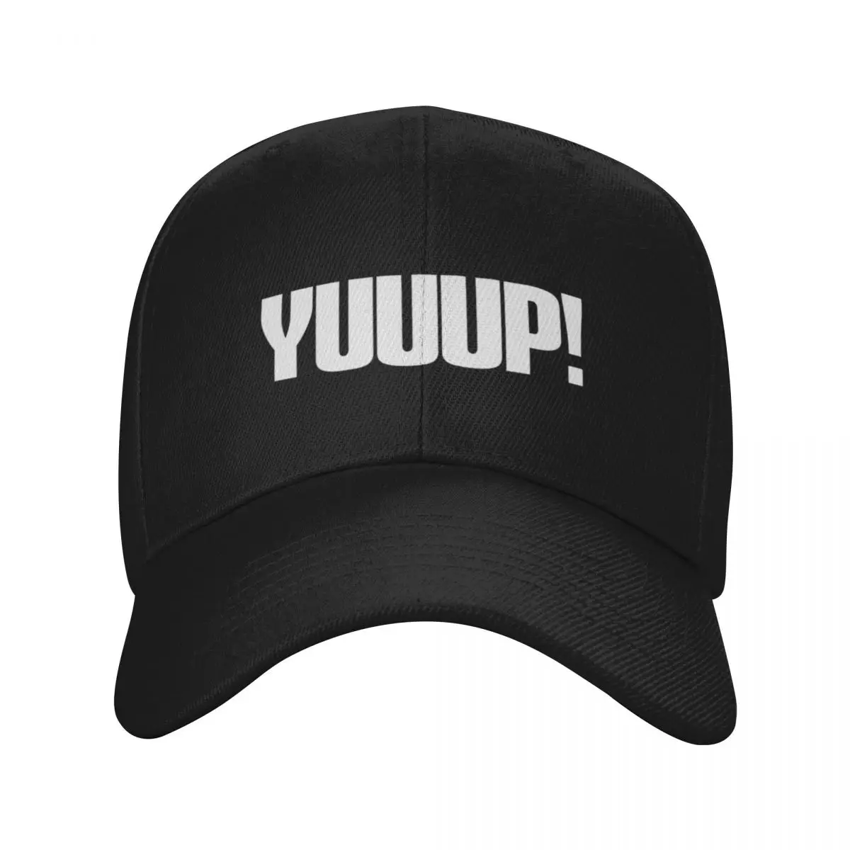 Fashion Yuuup! Popular Storage Auction Saying For Auctioneer baseball cap Street Skateboarding Sun Cap