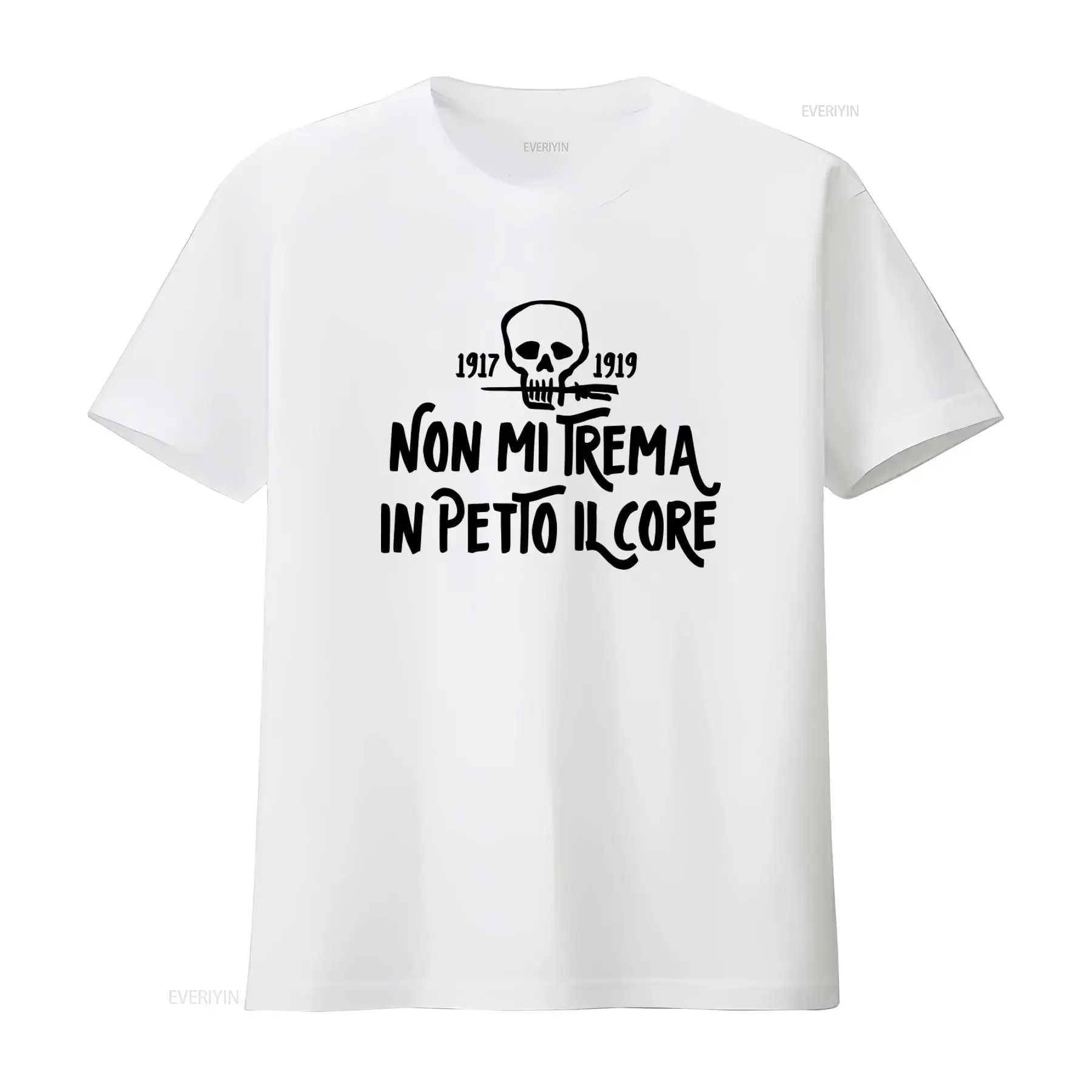 Arditi Don't Shake The Core Motto Ww1 Skull T Shirt WH50 Vintage Inspired Bold Design High Quality Print vintage Washed