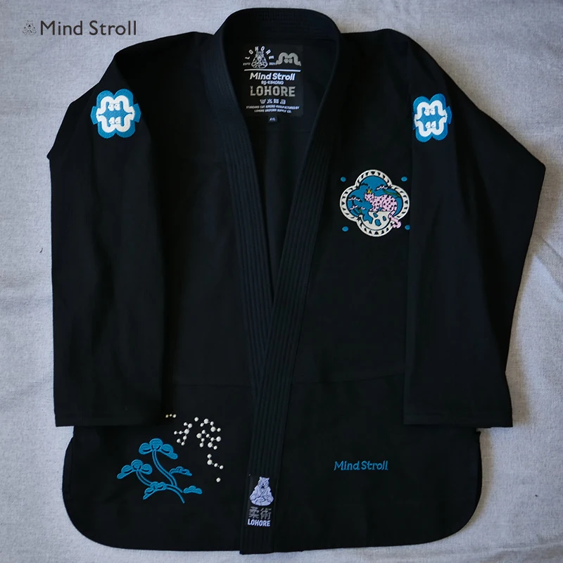 Mindstroll Garden Mystery Cat Brazilian Jiu-Jitsu Uniform Bjj Gi