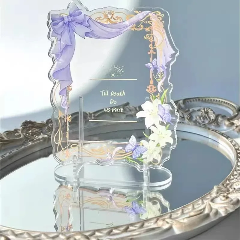 Wedding Bow Floral Acrylic Photo Frame