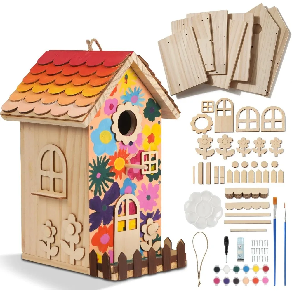 Wooden Birdhouse Ki… - image