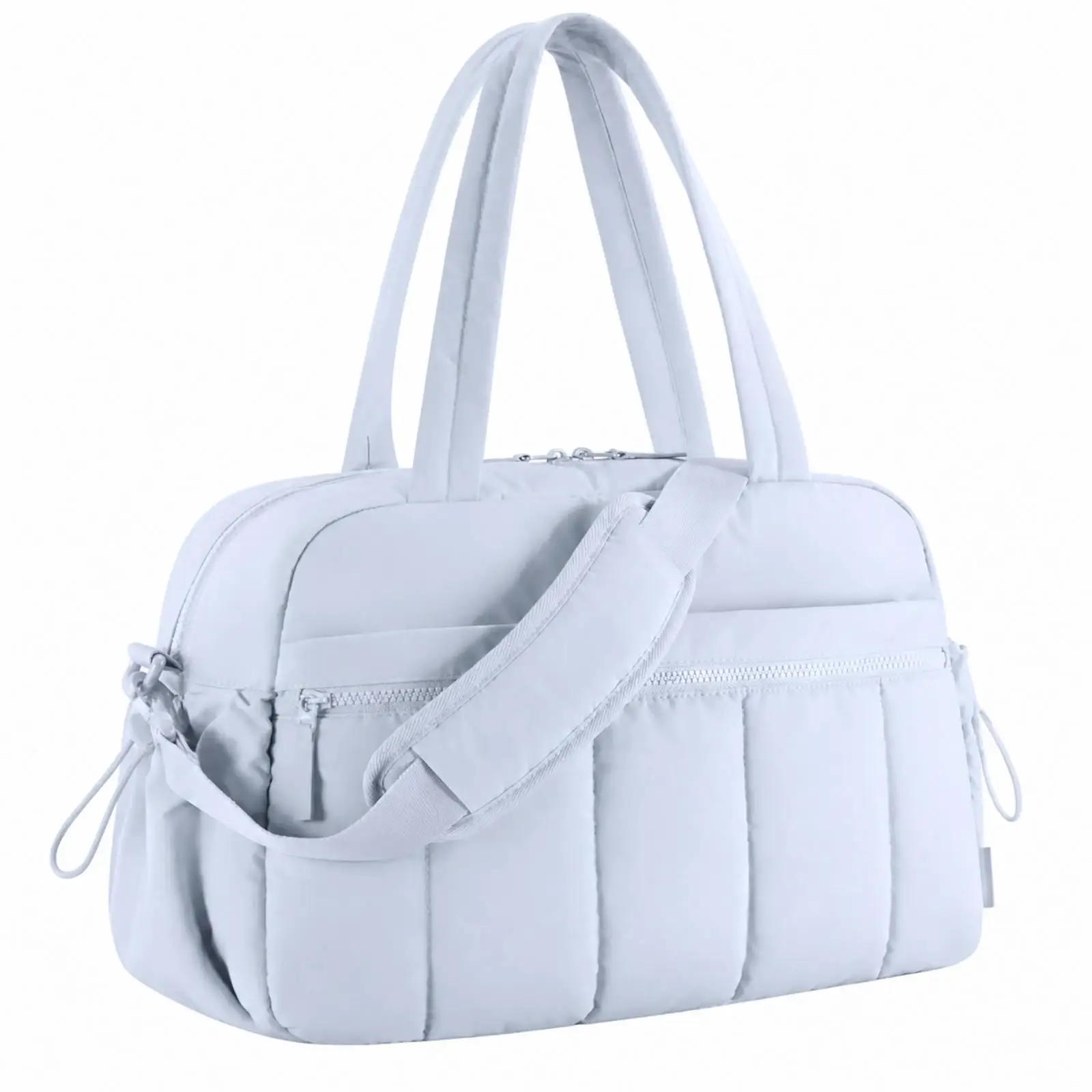 Gym Bag for Women Man Sports Travel Duffel with Front Pockets Adjustable Crossbody Strap